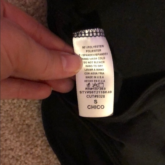 Black Sleeveless Bodysuit W/ Open Back - Picture 4 of 4